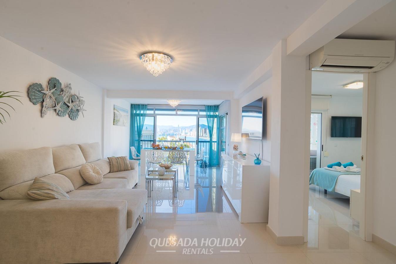 La Perla Benidorm Apartment Seaview & Pool Levante Beach Exterior photo