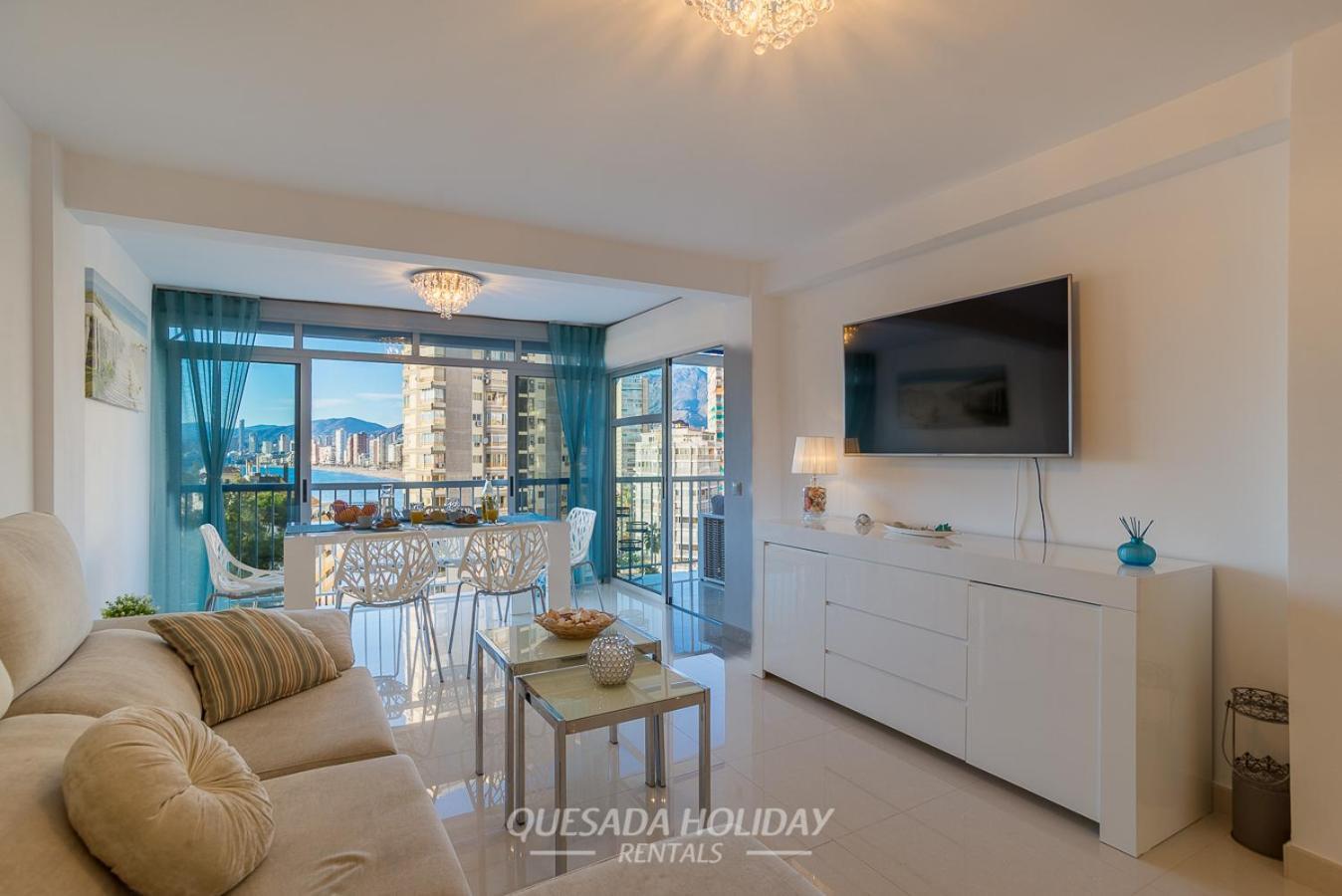La Perla Benidorm Apartment Seaview & Pool Levante Beach Exterior photo
