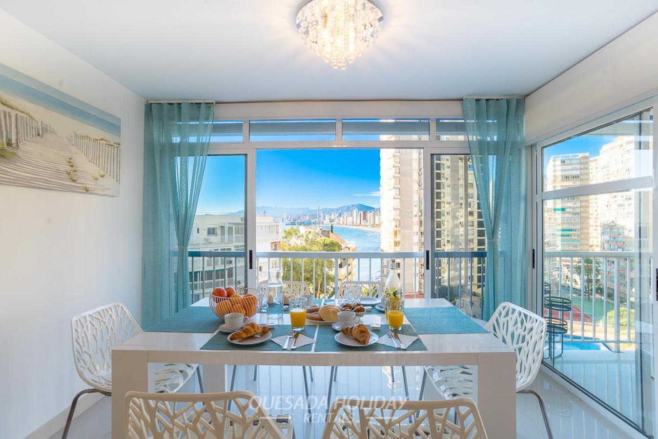 La Perla Benidorm Apartment Seaview & Pool Levante Beach Exterior photo