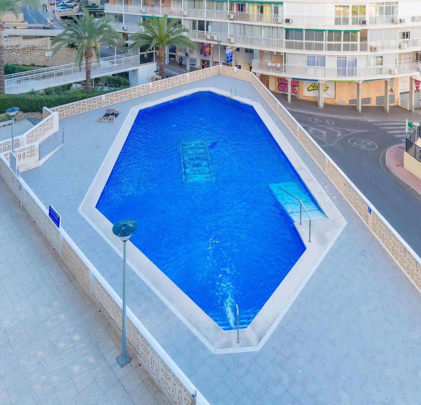 La Perla Benidorm Apartment Seaview & Pool Levante Beach Exterior photo